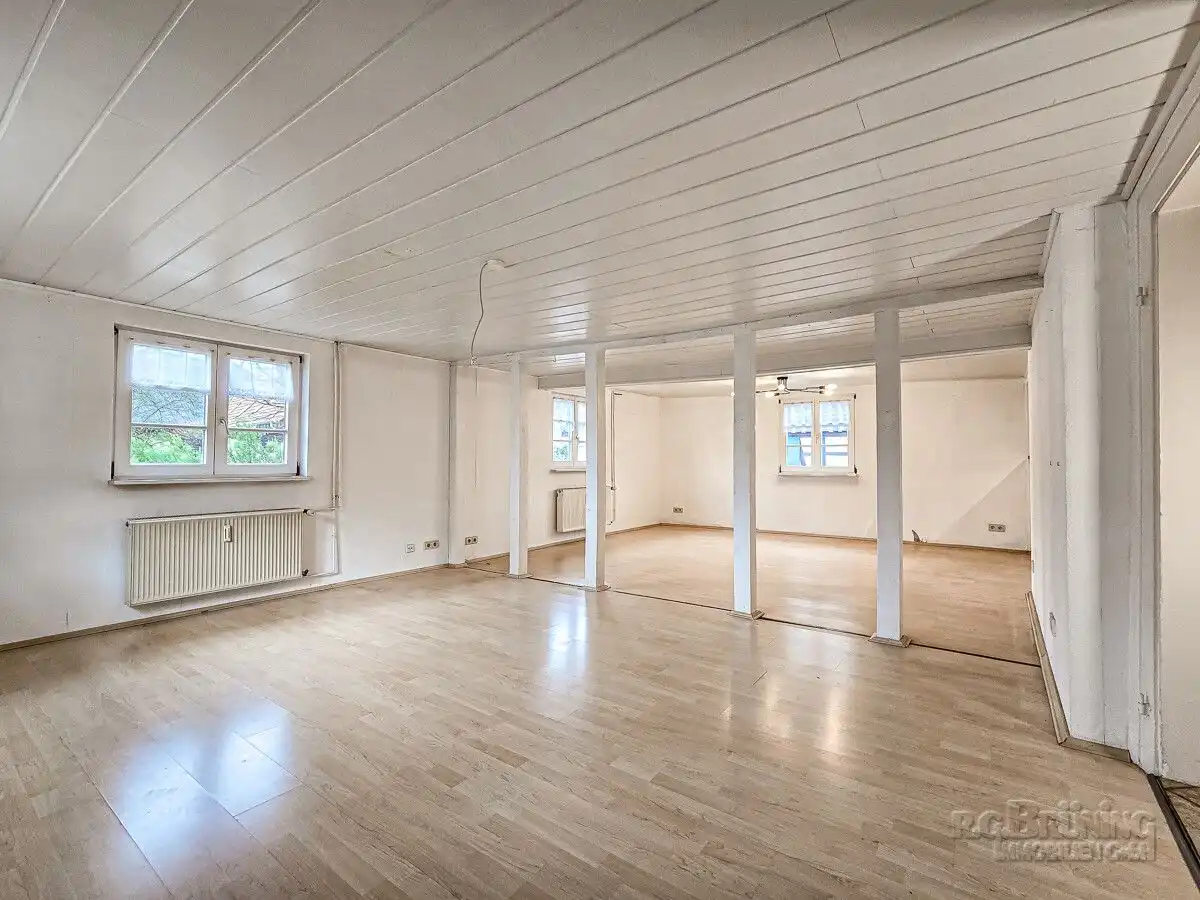 Wohn-Esszimmer Fachwerkhaus EG