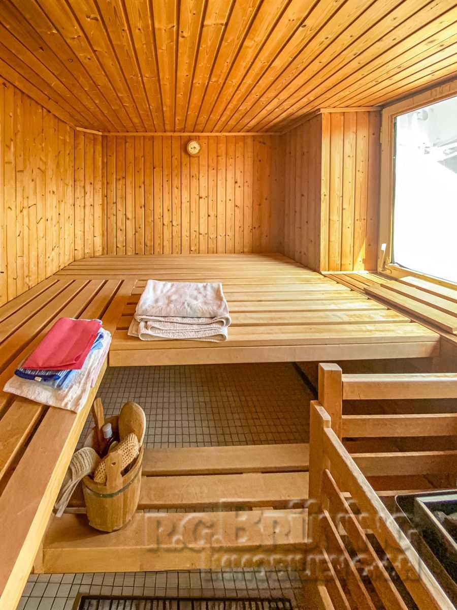 Sauna à l'étage supérieur