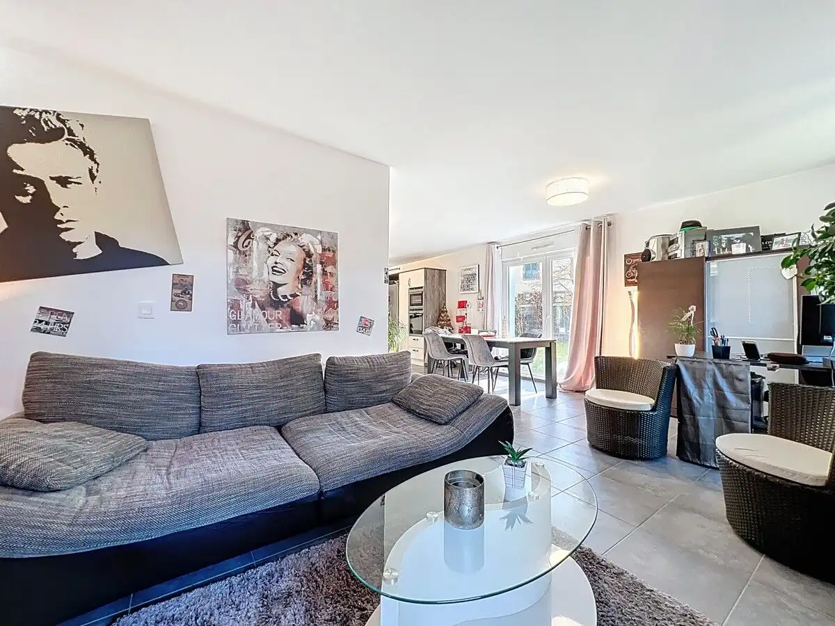 Behindertengerechte 3-Zimmerwohnung mit Garten in Strasbourg