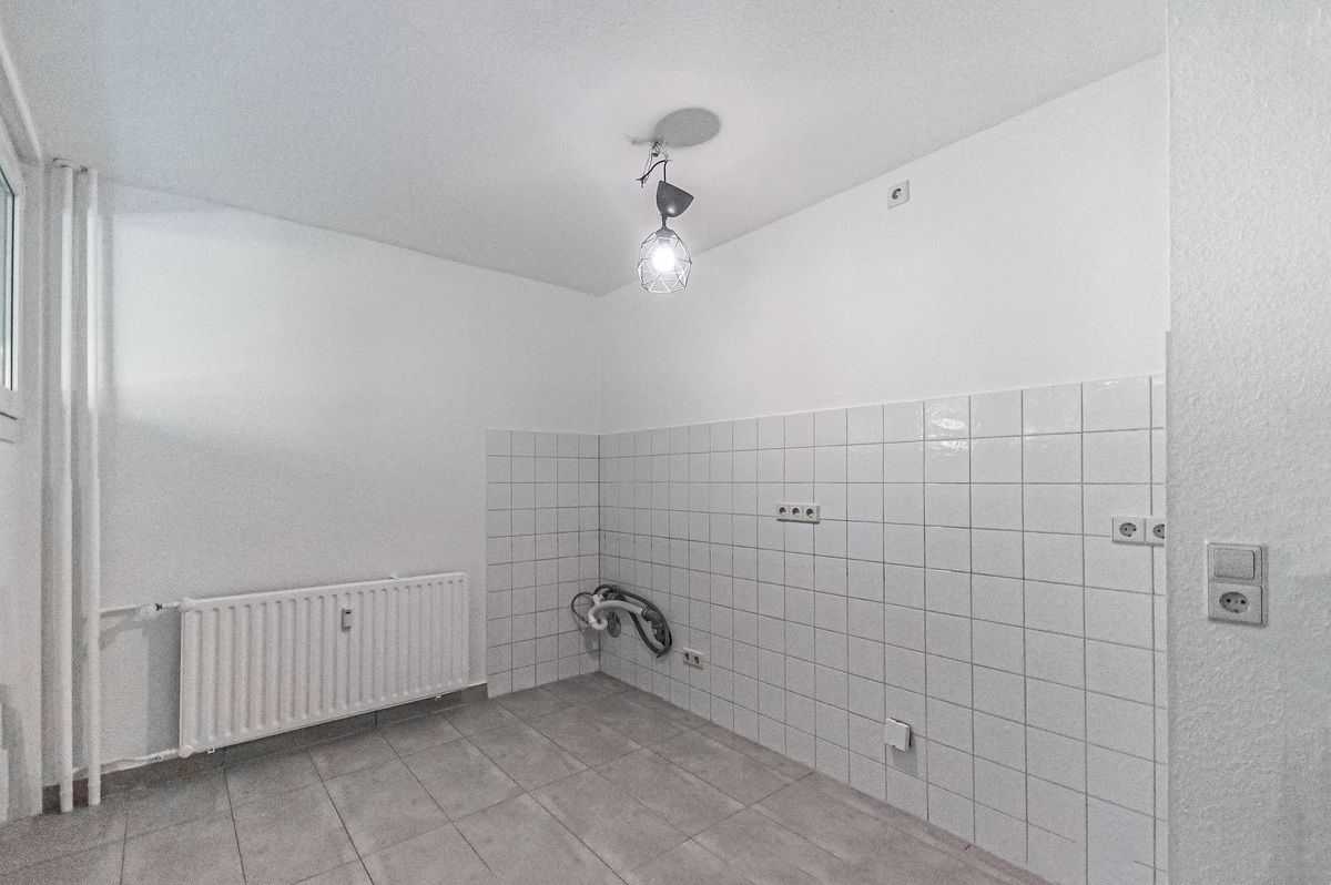 Küche neu gefliest